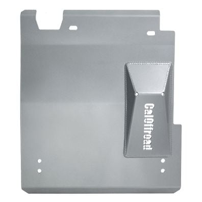 CalOffroad Hilux bash plate, raw zinc plate finish