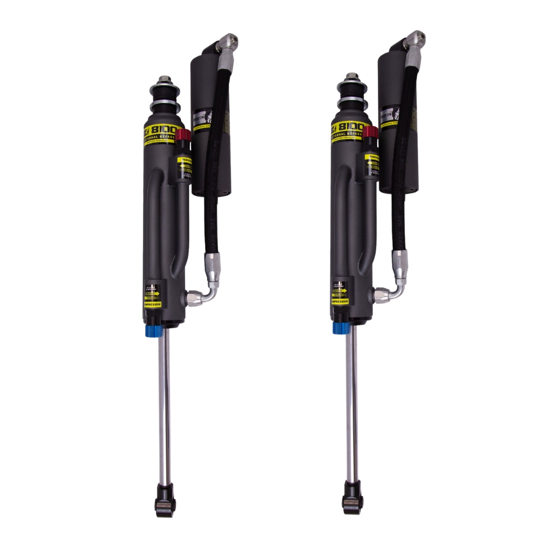Bilstein B8 8100 Bypass rear shock pair with remote reservoir, pin top