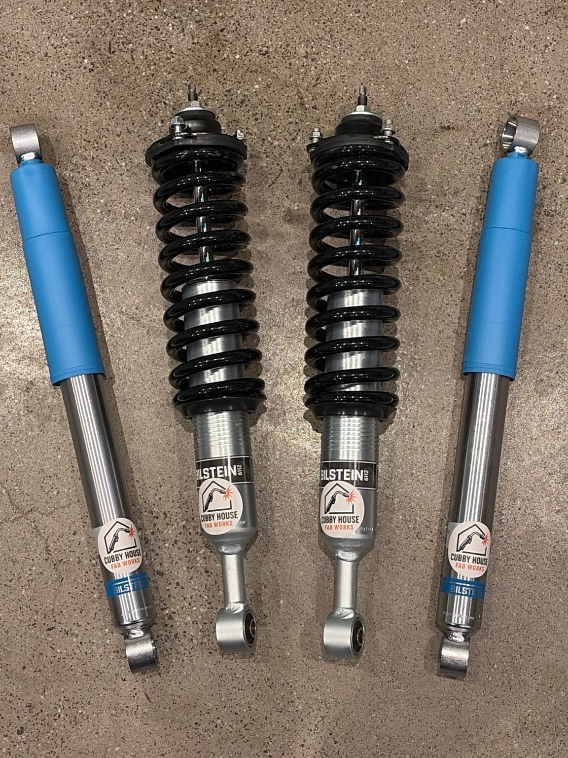 Bilstein 6112 front coilover and Platinum rear shock kit for Hilux N70/N80