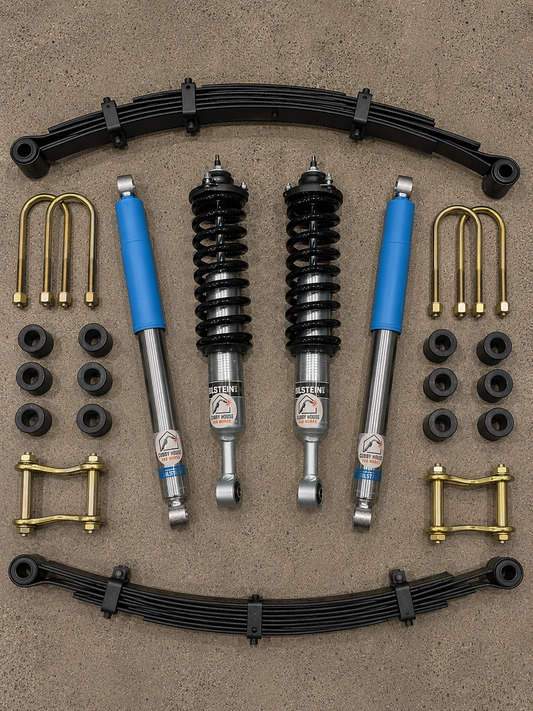Big Bore Lift Kit — Bilstein 6112 front coilover and Platinum rear shock for Hilux N70/N80