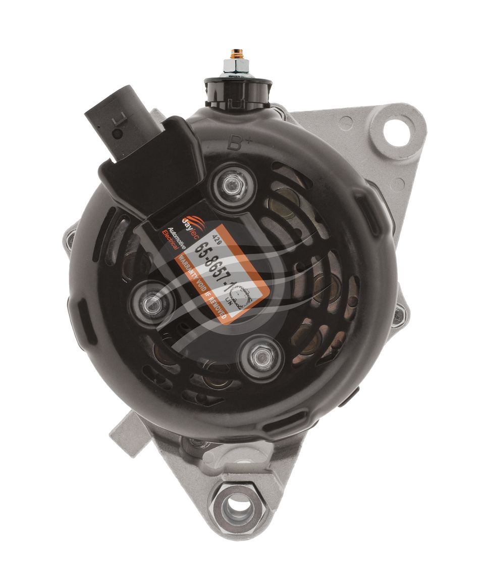 Alternator rear view