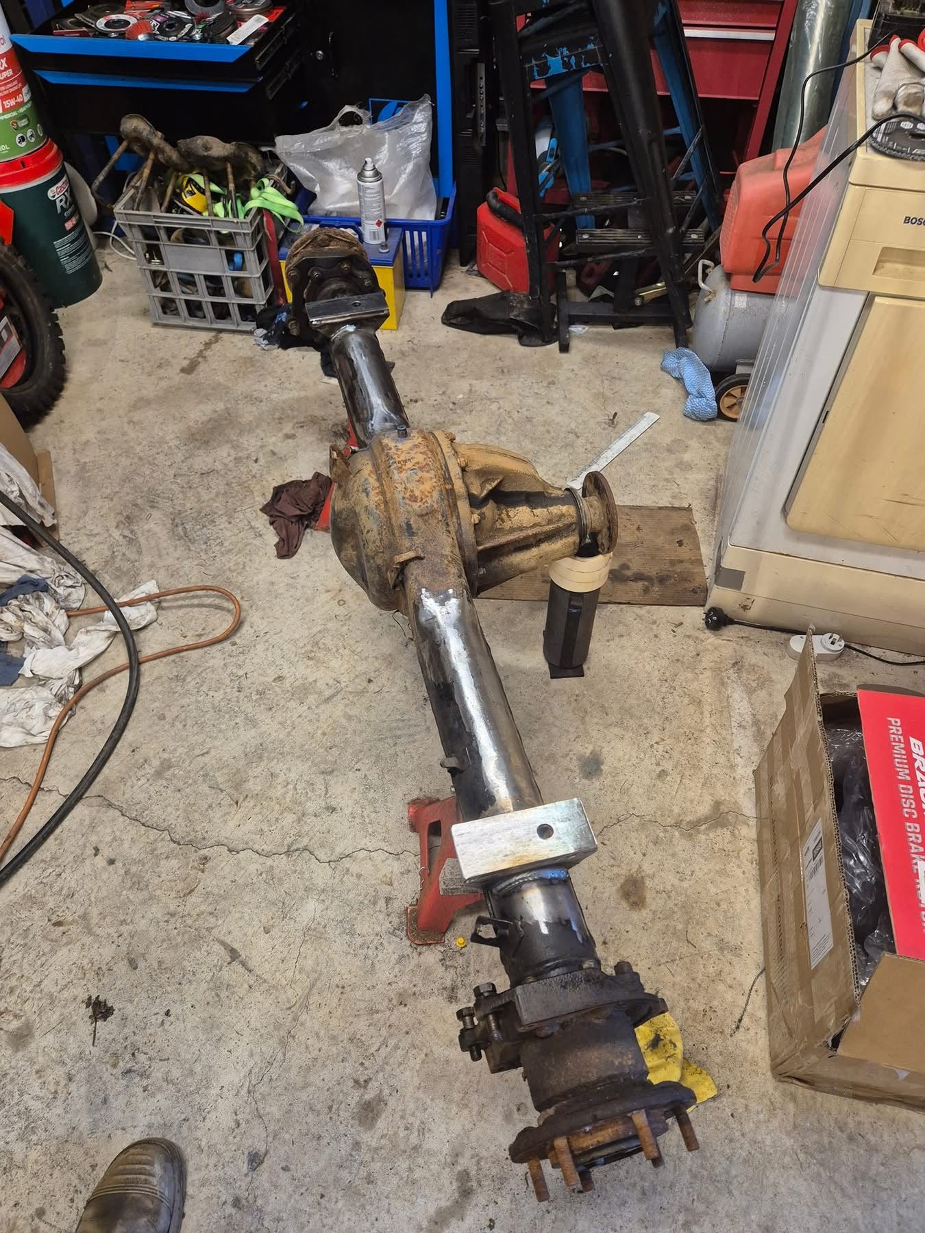 GQ/GU Patrol Rear Diff Weld-On Leaf Perch Kit – N70 Hilux Conversion
